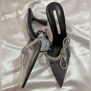 Zara black heel